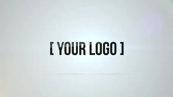 干净明亮的标志Clean Bright Logo-PR模板