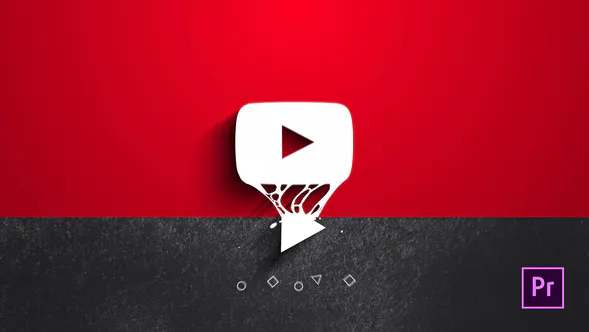 Youtube 最小液体标志Minimal Liquid Logo-PR模板