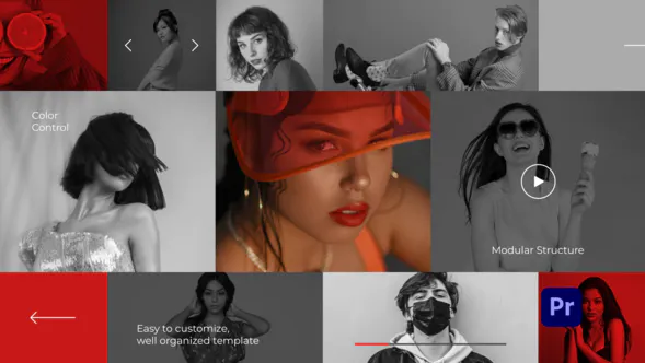 适用于 Premiere Pro 的多徽标开启器 3 合 1Multi Logo Opener 3 in 1 -PR模板