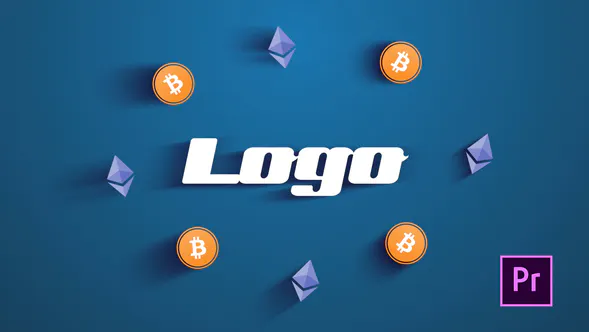 比特币加密标志Bitcoin Crypto Logo-PR模板