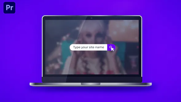 笔记本电脑标志显示Laptop Logo Reveal-PR模板