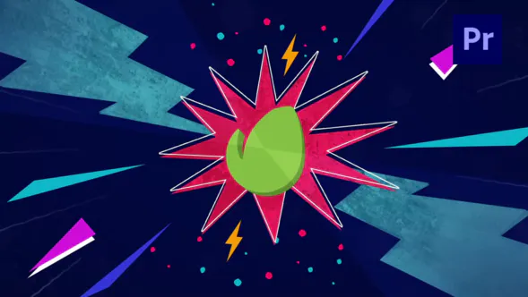 漫画标志Comics Logo-PR模板