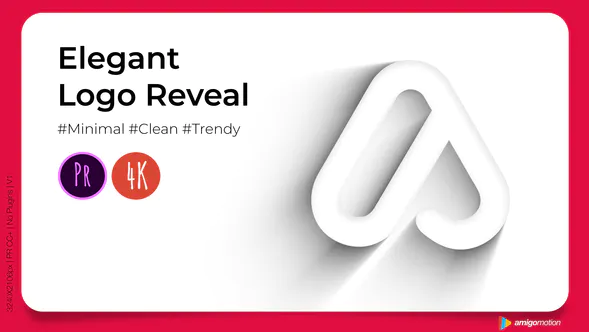 优雅的轮廓标志展示Elegant Outline Logo Reveal-PR模板