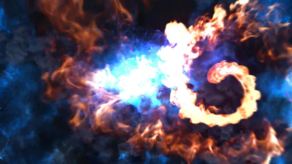 火与冰标志 2Fire And Ice Logo 2-PR模板