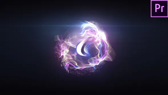 快速粒子球标志 2Quick Particle Sphere Logo 2 (MOGRT)-PR模板