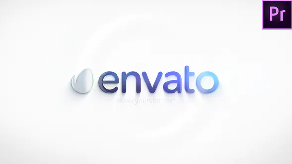 3d明亮波纹旋转Clean Ripple Logo 2-PR模板