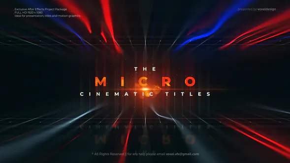 微电影标题Micro Cinematic Titles-PR模板