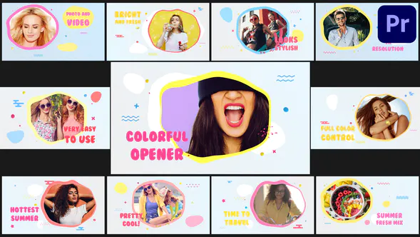 卡通开场Cartoon Opener-PR模板