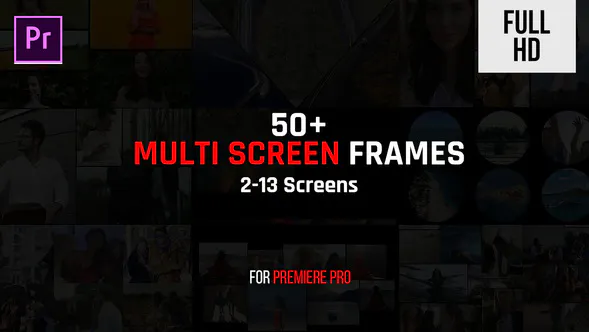 多屏幕框架包Multi Screen Frames Pack-PR模板