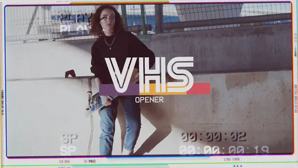VHS 开场VHS Opener-PR模板