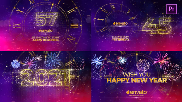 新年倒计时 2021 Premiere Pro-PR模板