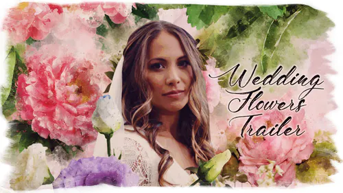 婚礼鲜花预告片Wedding Flowers Trailer-PR模板