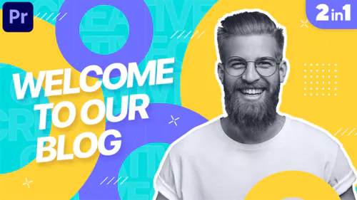 创意博客介绍 Creative Blog Intro (MOGRT)-PR模板