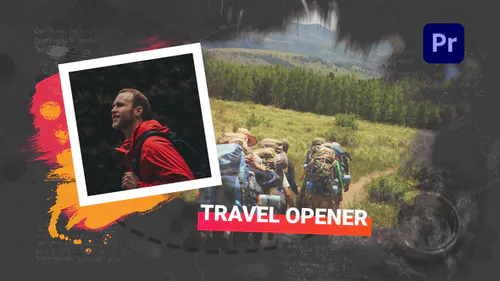 旅行远足开场Travel Hike Opener-PR模板