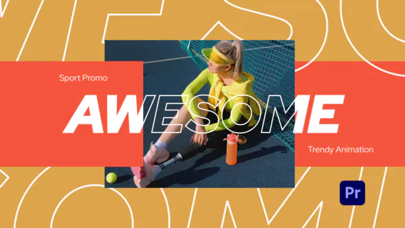 Premiere Pro 的运动促销开场Sport Promo Opener -PR模板