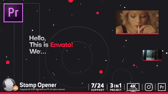 创意机构数字Stomp Opener-PR模板