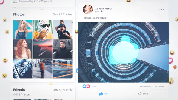 Facebook 介绍 – Premiere Pro-PR模板