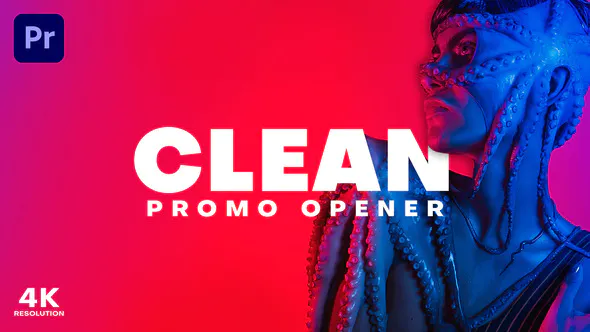 抽象的广告胆大商业干净开场Clean Promo Opener-PR模板