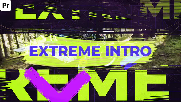 刷子大标题自行车Extreme Intro-PR模板