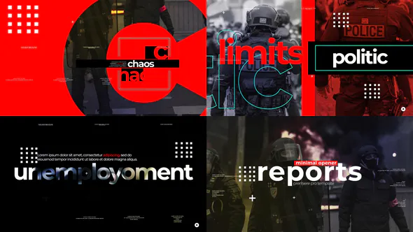 新闻报道开场News Report Opener-PR模板