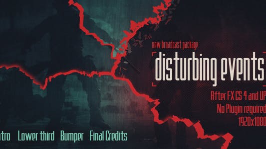 裂缝热点新闻碎片-AE模板