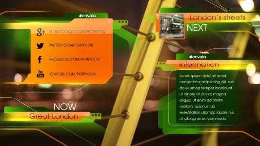 青橙广播套餐Green Orange Broadcast Package-AE模板