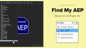 AE插件-快速查找工程存放位置 Find My AEP V2.6 Win/Mac