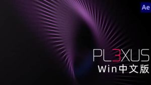 【中文】汉化版-点线面三维粒子特效AE插件 Plexus v3.2.7 Win