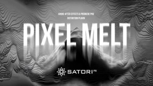【英文】Mac苹果版-像素融化位移拉伸失真视觉特效AE/PR插件 Pixel Melt V1.0.0