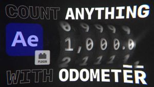 【英文】AE插件-精美字母数字滚动翻转动画 Odometer V1.2 Win/Mac + 使用教程