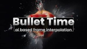 【英文】人工智能子弹时间插帧流畅慢动作特效AE插件 Bullet Time v1.2.3 Win/Mac+使用教程
