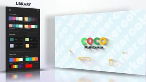 AE脚本-高级调色板配色表应用工具 Coco Color CoWorker 1.3.2+使用教程