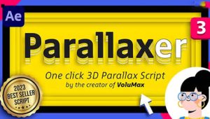 AE脚本-一键快速生成摄像机空间视差MG场景动画 Parallaxer v3.0+使用教程