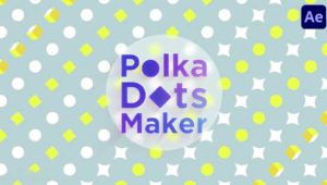 AE脚本-圆点图形矩阵排列效果MG动画 Polka Dots Maker v1.2+使用教程