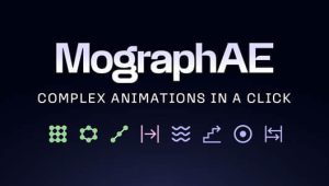 MographAE V1.6 快速创建克隆动画效果工具包AE脚本+使用教程