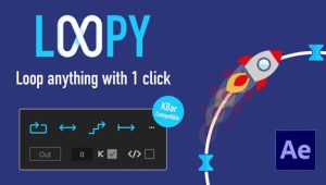 Loopy V1.1 Win/Mac 关键帧路径动画循环AE脚本