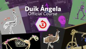 中文版二维卡通角色骨骼绑定MG动画工具AE脚本 Duik Angela 17.1.15 Win/Mac