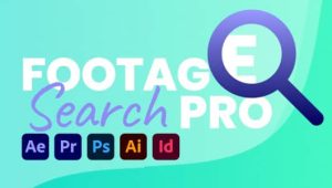 直接从云端库中搜索下载使用免版权素材AE/PR/PS/AI/ID脚本 Stock Search Pro v1.1.2