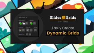 AE脚本-创建动态网格幻灯片视频墙展示动画 Slides & Grids V1.2.4+使用教程
