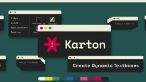 AE脚本-创建自适应动态文字底框动画 Karton V1.2.1+视频教程