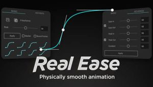 AE脚本-关键帧缓入缓出流畅曲线动画 Real Ease V1.1+使用教程