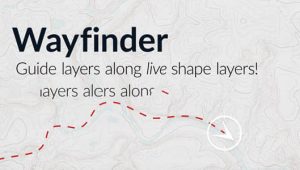 AE脚本-图层路径跟踪动画 Wayfinder v1.2.5