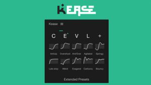 AE脚本-关键帧缓入缓出曲线调节控制操作 Kease v1.3.1+使用教程